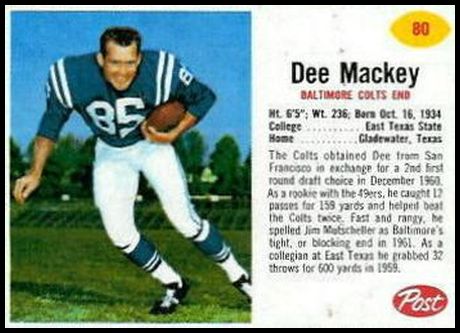 80 Dee Mackey